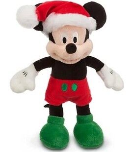 Τα κόκκινα Χριστούγεννα Mickey Mouse παιχνιδιών βελούδου της Disney γέμισαν 45cm που προσαρμόστηκαν