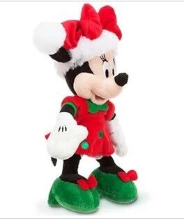 Τα κόκκινα Χριστούγεννα Mickey Mouse παιχνιδιών βελούδου της Disney γέμισαν 45cm που προσαρμόστηκαν