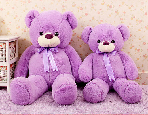 Η μόδα πορφυρό μεγάλο Teddy αντέχει το τεράστιο γεμισμένο ζωικό μεγάλο μέγεθος παιχνιδιών