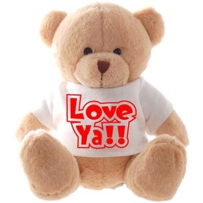 12 η ίντσα άσπρο Teddy αντέχει τις διακοπές γέμισε την εκτύπωση κεντητικής παιχνιδιών