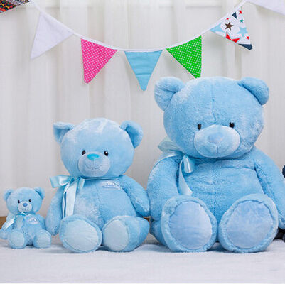 Καλή 12 ίντσα μπλε Teddy αντέχει τα γεμισμένα μαλακά παιχνίδια βελούδου για τα δώρα προώθησης