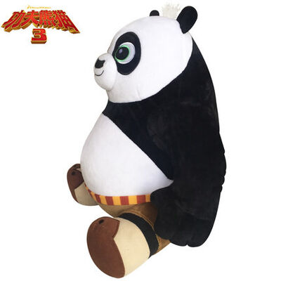 Νέο Kungfu Panda 3 συνεδρίαση θέτει γεμισμένα παιχνίδια βελούδου της Panda Po τα κινούμενα σχέδια