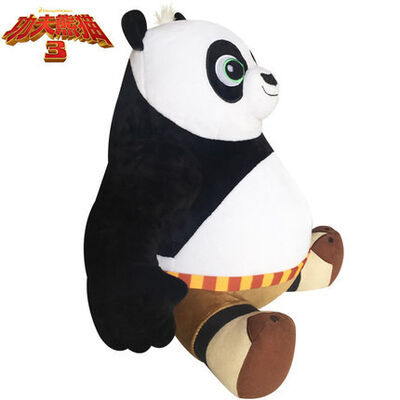 Νέο Kungfu Panda 3 συνεδρίαση θέτει γεμισμένα παιχνίδια βελούδου της Panda Po τα κινούμενα σχέδια
