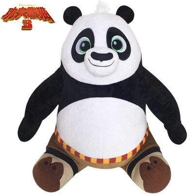 Νέο Kungfu Panda 3 συνεδρίαση θέτει γεμισμένα παιχνίδια βελούδου της Panda Po τα κινούμενα σχέδια