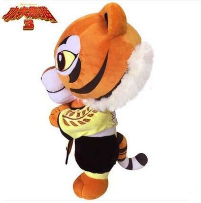 Χαριτωμένο Kungfu Panda 3 γεμισμένα παιχνίδια βελούδου τίγρεων κινούμενα σχέδια για τα δώρα προώθησης
