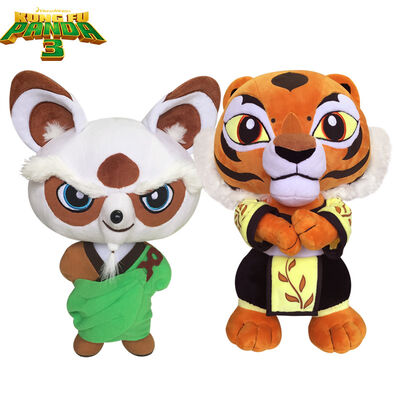 Χαριτωμένο Kungfu Panda 3 γεμισμένα παιχνίδια βελούδου τίγρεων κινούμενα σχέδια για τα δώρα προώθησης
