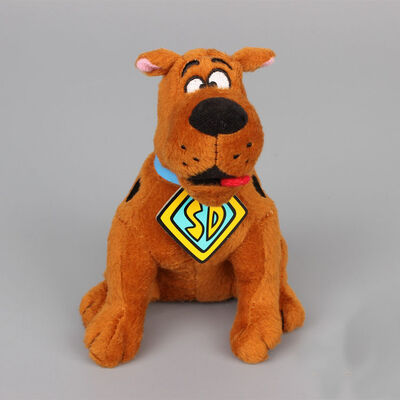 8inch η αρχική καφετιά συνεδρίαση Scooby Doo παιχνιδιών βελούδου κινούμενων σχεδίων θέτει το γεμισμένο ζώο