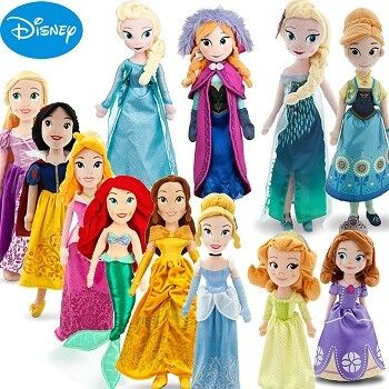 Γεμισμένα παιχνίδια 50cm βελούδου της Disney κουκλών πριγκηπισσών της Disney κινούμενα σχέδια