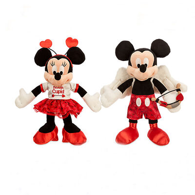 Κόκκινα παιχνίδια βελούδου της Disney ποντικιών εμπαιγμών ημερών βαλεντίνων συνήθεια 9 ίντσας