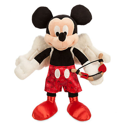 Κόκκινα παιχνίδια βελούδου της Disney ποντικιών εμπαιγμών ημερών βαλεντίνων συνήθεια 9 ίντσας