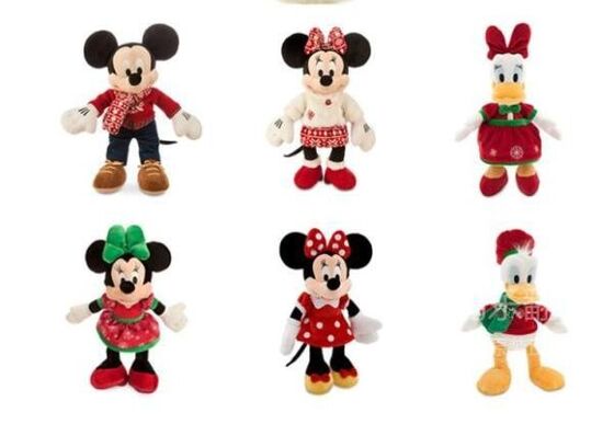Πάπια και Daisy του Donald Χριστουγέννων της Disney για την προώθηση διακοπών