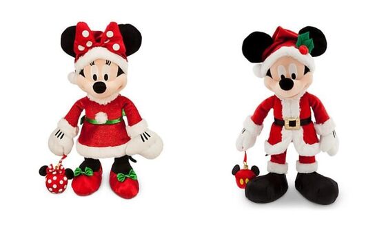 Χριστούγεννα Mickey Mouse μόδας και παιχνίδια 40cm βελούδου της Disney ποντικιών της Minnie