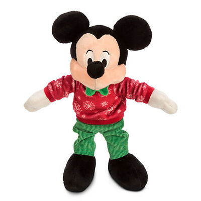 Χριστούγεννα Mickey Mouse της Disney και ποντίκι της Minnie κόκκινο και πράσινο