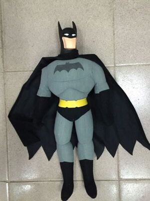 Το μεγάλο βελούδο κινούμενων σχεδίων Batman μεγέθους μόδας γέμισε τα μαλακά παιχνίδια