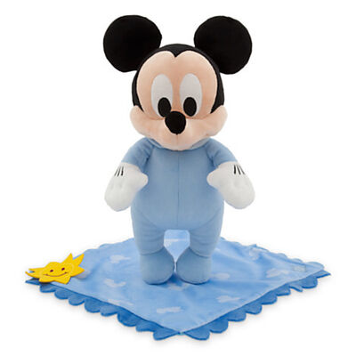 Αρχικά κούκλα βελούδου του Mickey Mouse μωρών της Disney/παιχνίδια 30cm βελούδου μπλε χρώμα