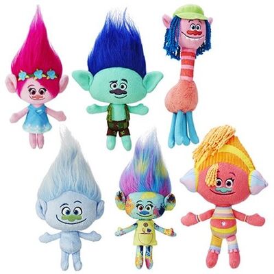 12 καλά νέα Trolls παιχνιδιών βελούδου της Disney ίντσας γεμισμένα κινούμενα σχέδια για το δώρο παιδιών