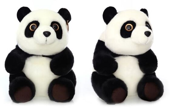 Το γεμισμένο ζωικό γνήσιο βελούδο η μαύρη Panda παιχνιδιών βελούδου παιδιών διαμόρφωσε, 20cm/30cm/45cm