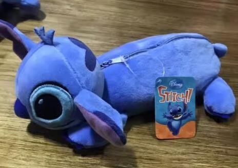 Disney Animal Head Plush Toys Pencial Bag for School 28cm