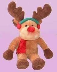 Παιχνίδια βελούδου συνήθειας ταράνδων αλκών δώρων προώθησης με το ύφασμα βαμβακιού 100% PP