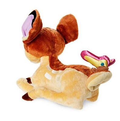 Bambi με μαλακά παιχνίδια 25cm καταστημάτων της Disney πεταλούδων τα μέσα καφετί χρώμα μεγέθους
