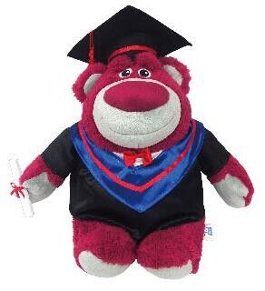 Τα παιχνίδια βελούδου Berrybear Disney βαθμολόγησης Lotso, Toy Story 3 μέρος-O'-Huggin' αντέχουν τα για χάδια παιχνίδια της Disney 10 ίντσα