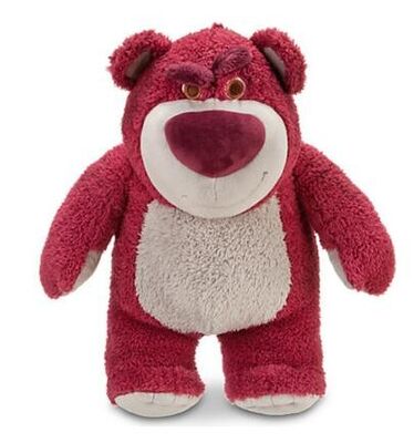 Τα παιχνίδια βελούδου Berrybear Disney βαθμολόγησης Lotso, Toy Story 3 μέρος-O'-Huggin' αντέχουν τα για χάδια παιχνίδια της Disney 10 ίντσα