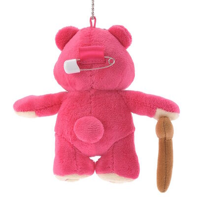3 Lotso Huggin αντέχει τα ζώα βελούδου της Disney 13cm Keychian για το σακίδιο πλάτης