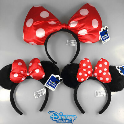 Headband Hairband βελούδου της Disney μόδας Hairpin ποντίκι του Mickey Mouse Minnie για το κορίτσι