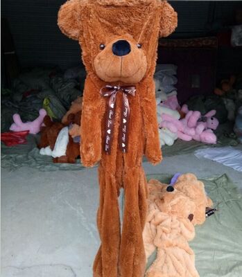 Το μεγάλο δέρμα Teddy βελούδου μεγέθους αντέχει το τεράστιο μεγέθους μεγάλο μέγεθος παιχνιδιών δερμάτων ζωικό