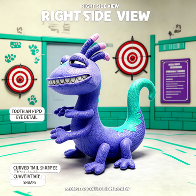 Κούκλες Βελούδου Disney Randall Boggs από το Monsters, Inc. για Μάρκες