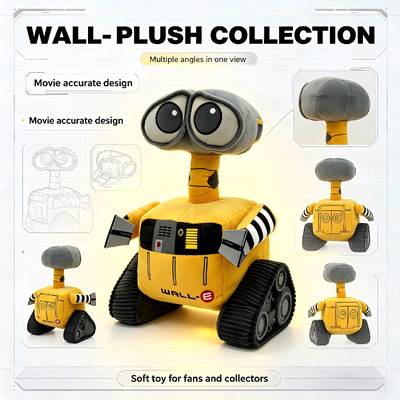 Χαριτωμένο βελούδινο παιχνίδι WALL‑E της Disney Pixar 35*15*15cm