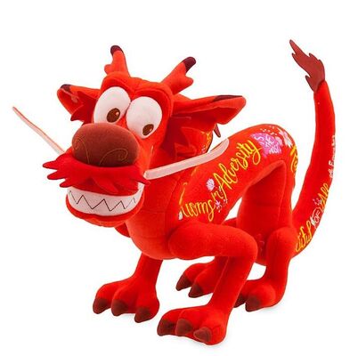 Νέα της Disney αρχικά Mushu παιχνίδια 30cm βελούδου παιχνιδιών κινούμενων σχεδίων μαλακά
