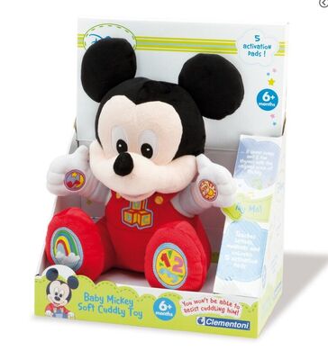 Εμπαιγμός μωρών της Disney Mickey Mouse που μιλά το μαλακό παιχνίδι 30cm