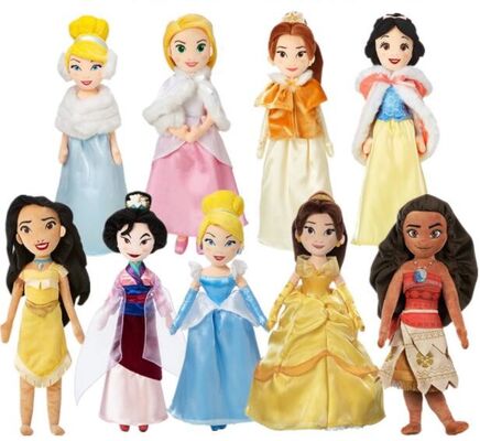 Αρχικά της Disney παιχνίδια 50cm βελούδου πριγκηπισσών γεμισμένα σειρά