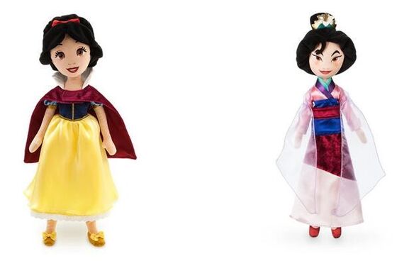 Αρχικά της Disney παιχνίδια 50cm βελούδου πριγκηπισσών γεμισμένα σειρά