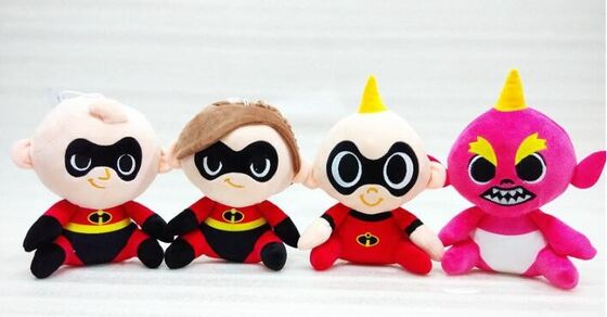 Καλό Incredibles 2 παιχνίδια βελούδου κινούμενων σχεδίων Supercute