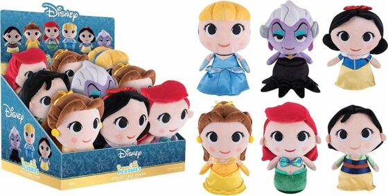 Αρχικά της Disney παιχνίδια 8inch βελούδου πριγκηπισσών καθορισμένα