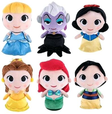 Αρχικά της Disney παιχνίδια 8inch βελούδου πριγκηπισσών καθορισμένα