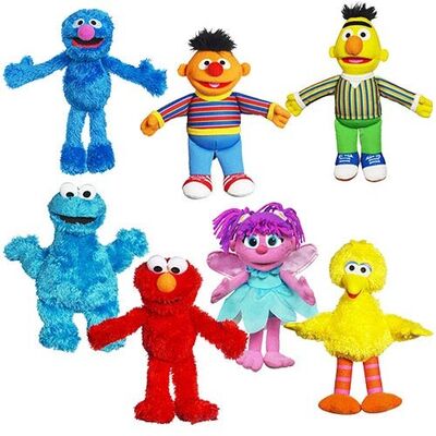 Γεμισμένα τέρας ζώα μπισκότων του Sesame Street