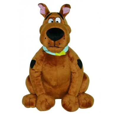 Το προωθητικό scooby doo παιχνιδιών βελούδου κινούμενων σχεδίων που γεμίζεται, κάθισμα θέτει