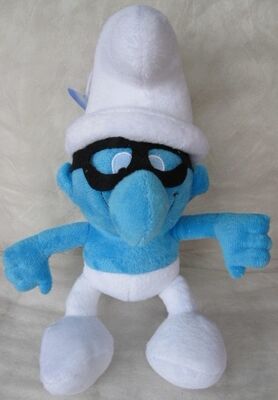 Χαριτωμένα γεμισμένα Smurf παιχνίδια βελούδου κινούμενων σχεδίων ζώων για τη μηχανή γερανών πώλησης