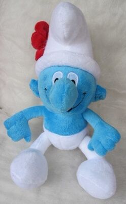 Χαριτωμένα γεμισμένα Smurf παιχνίδια βελούδου κινούμενων σχεδίων ζώων για τη μηχανή γερανών πώλησης