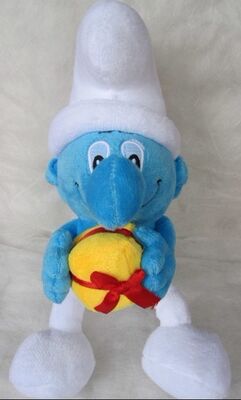 Χαριτωμένα γεμισμένα Smurf παιχνίδια βελούδου κινούμενων σχεδίων ζώων για τη μηχανή γερανών πώλησης