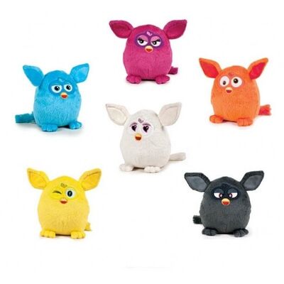 Γεμισμένα Furby ζώα για τα μωρά, παιχνίδια βελούδου κινούμενων σχεδίων στο υλικό πολυεστέρα