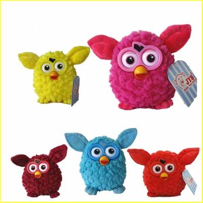 Γεμισμένα Furby ζωικά παιχνίδια βελούδου κινούμενων σχεδίων με το πλαστικό μάτι για τη συλλογή