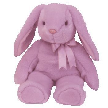 Πορφυρά γεμισμένα Bunnies Πάσχας ωθούν τα μαλακά γεμισμένα διακοπές ζώα παιχνιδιών