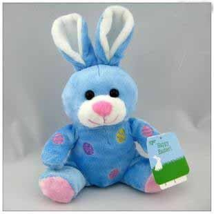 Εξατομικευμένα γεμισμένα ζώα Bunny Πάσχας 8 ίντσας παιχνίδι βελούδου για τα παιδιά