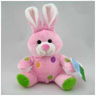 Εξατομικευμένα γεμισμένα ζώα Bunny Πάσχας 8 ίντσας παιχνίδι βελούδου για τα παιδιά