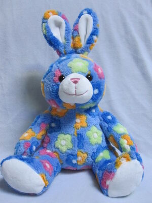 Αυξήθηκε/μπλε γεμισμένα Bunnies Πάσχας μαλακά παιχνίδια ώθησης επί παραγγελία