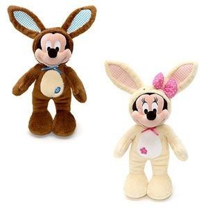 Προσαρμοσμένα γεμισμένα Bunny Πάσχας Mickey Mouse ζώων παιχνίδια βελούδου σε καφετή/από το λευκό